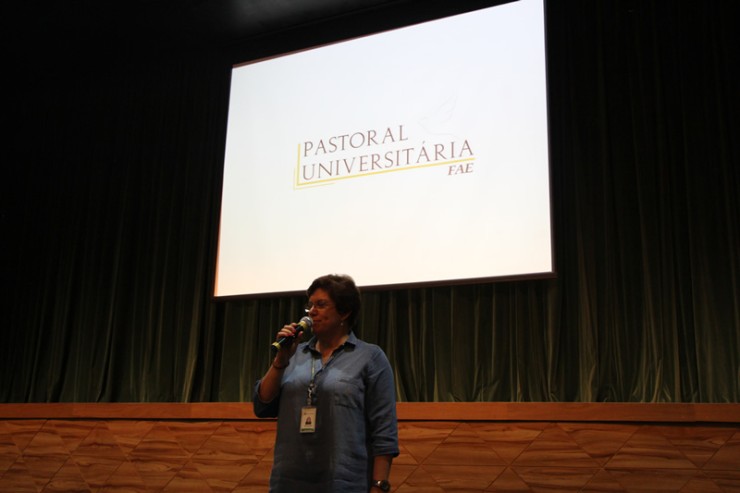 Rita Kleinke, coordenadora da Pastoral Universitária da FAE.