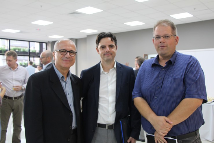 Convidados da FAE para a inauguração do Centro de Excelência em Operações.