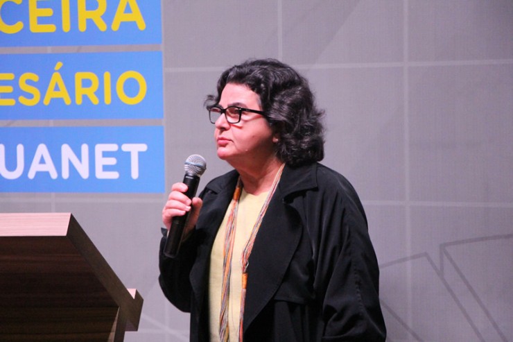 Gina Paladino, presidente da Agência Curitiba de Desenvolvimento.