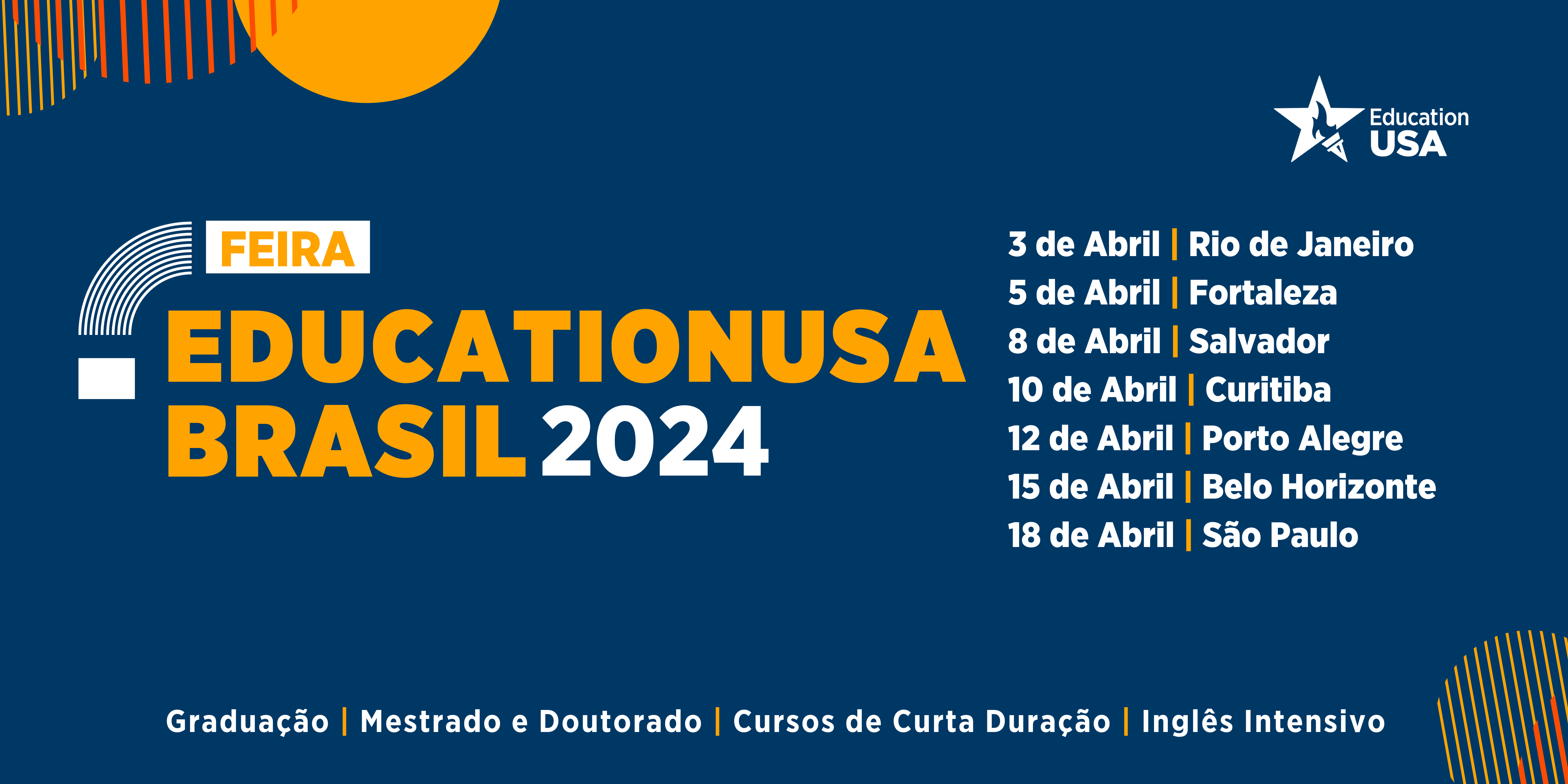 FAE Centro Universitário e Faculdades Pequeno Príncipe são instituições apoiadoras da feira promovida pelo EducationUSA no dia 10 de abril