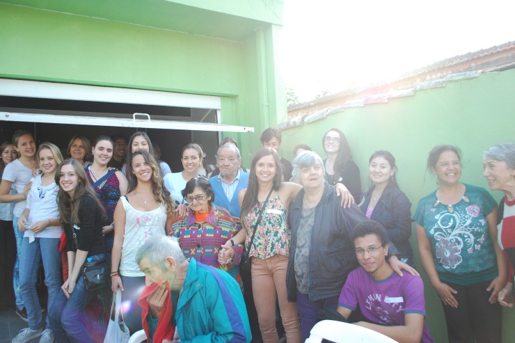 Visita ao Asilo Bom Jesus.
Foto: Thalyta do Pilar Pereira Nette