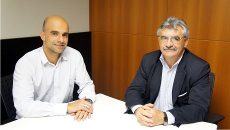 Antoninho Caron (à direita) e José Vicente