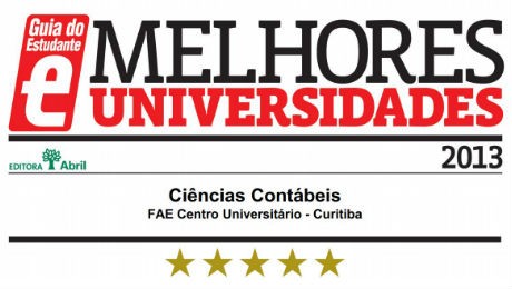 Ao todo, nove cursos receberam estrelas. Ciências Contábeis foi classificado com avaliação máxima.