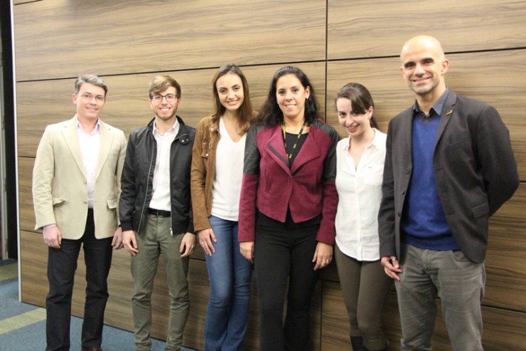 Equipe responsável por apresentar o projeto da empresa Herbarium