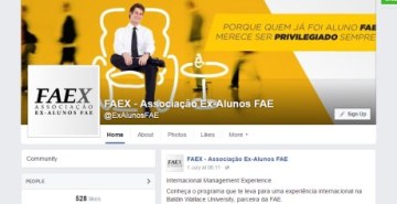 Na rede social, você fica por dentro de tudo o que a Instituição oferece aos ex-alunos