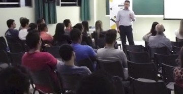 FAE SJP realiza palestra para alertar os acadêmicos sobre o câncer de próstata.