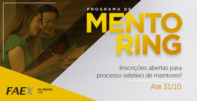 Mentores orientam o mentorando, de acordo com o objetivo de desenvolvimento.