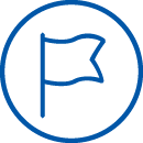 bandeira com um circulo ao redor